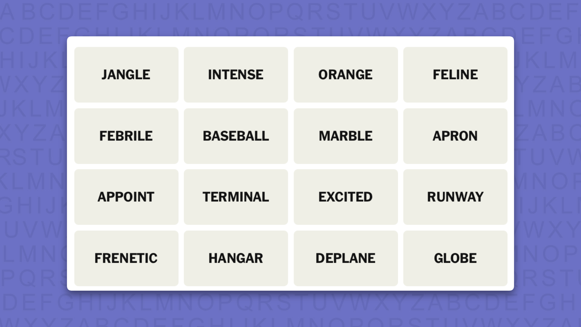 NYT Connections hints for game 1138 on a purple background