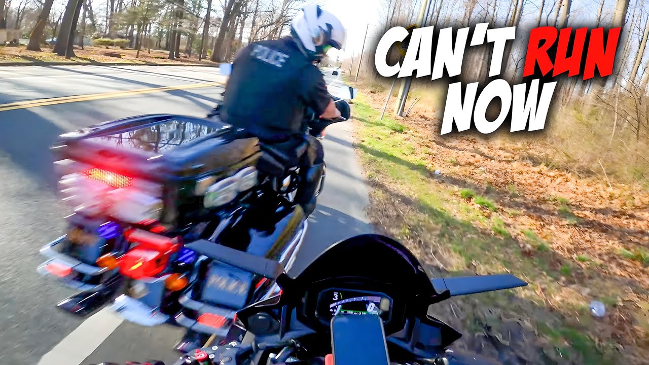 Bikers vs cops | Aggressive encounter | Angry & cool cops