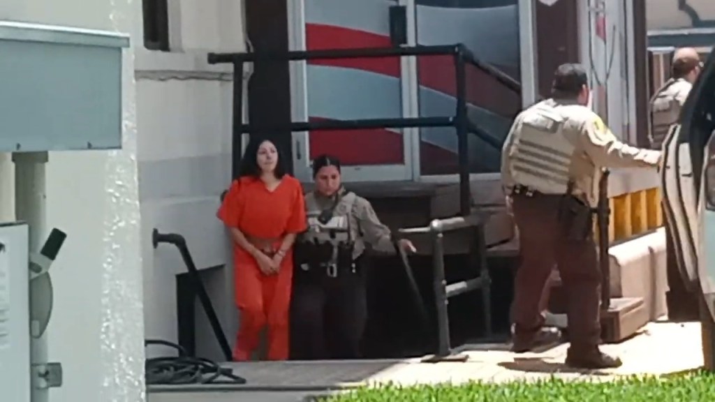 Twisted Texas sister Kitty seen in shackles during court appearance for stabbing mom of 5 to death