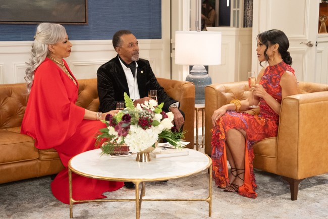Tamara Tunie, Clifton Davis, and Karla Mosley in 'Beyond the Gates'