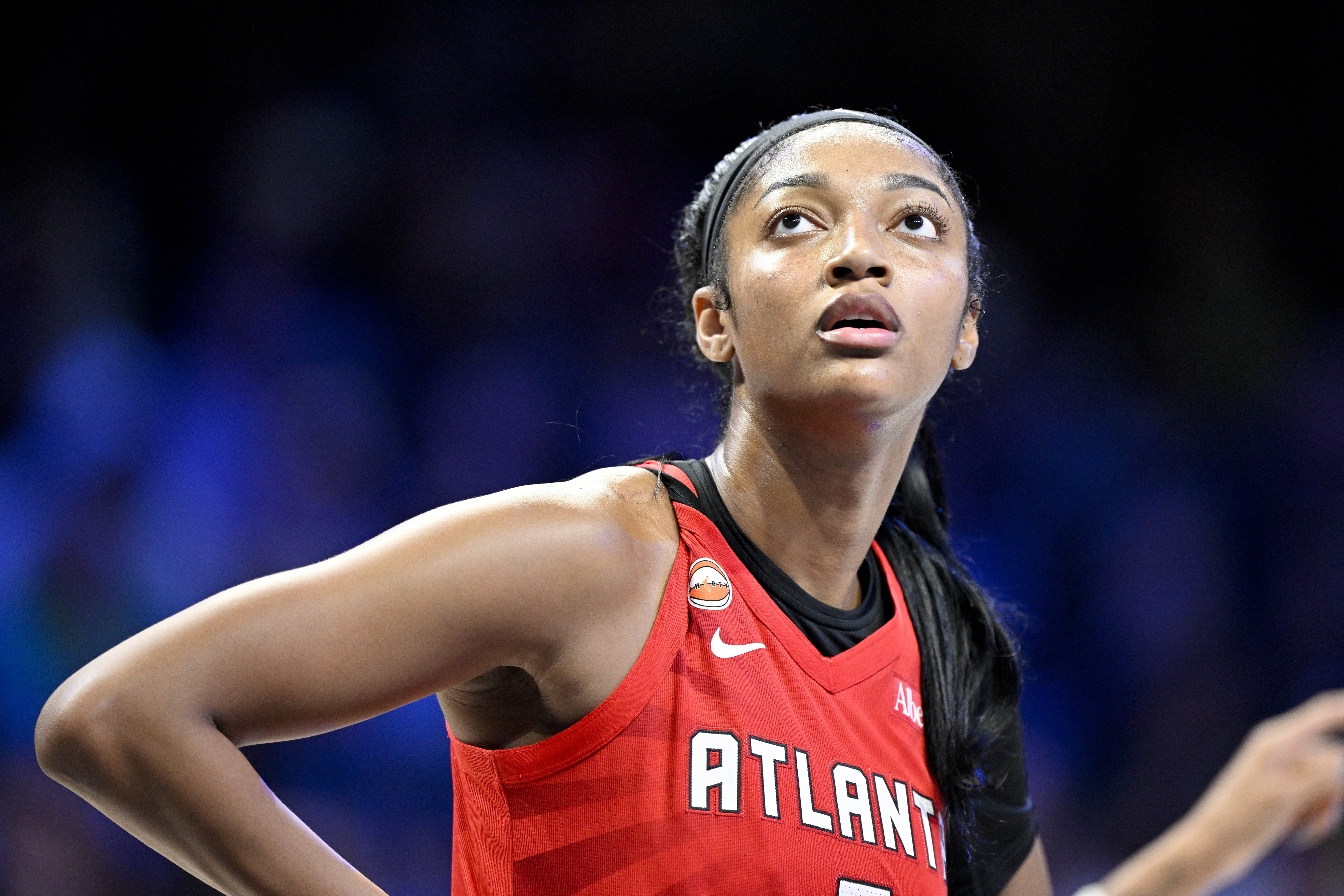 Angel Reese stuns in gold swimsuit ahead of WNBA All-Star Game