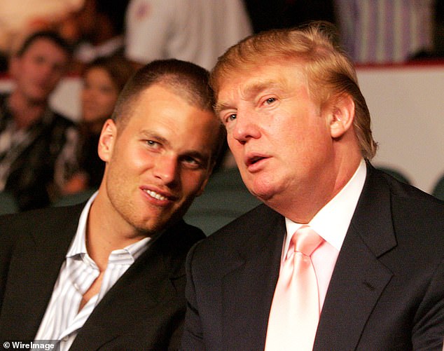 Brady has also kepot company with Donald Trump on several occasions over the years