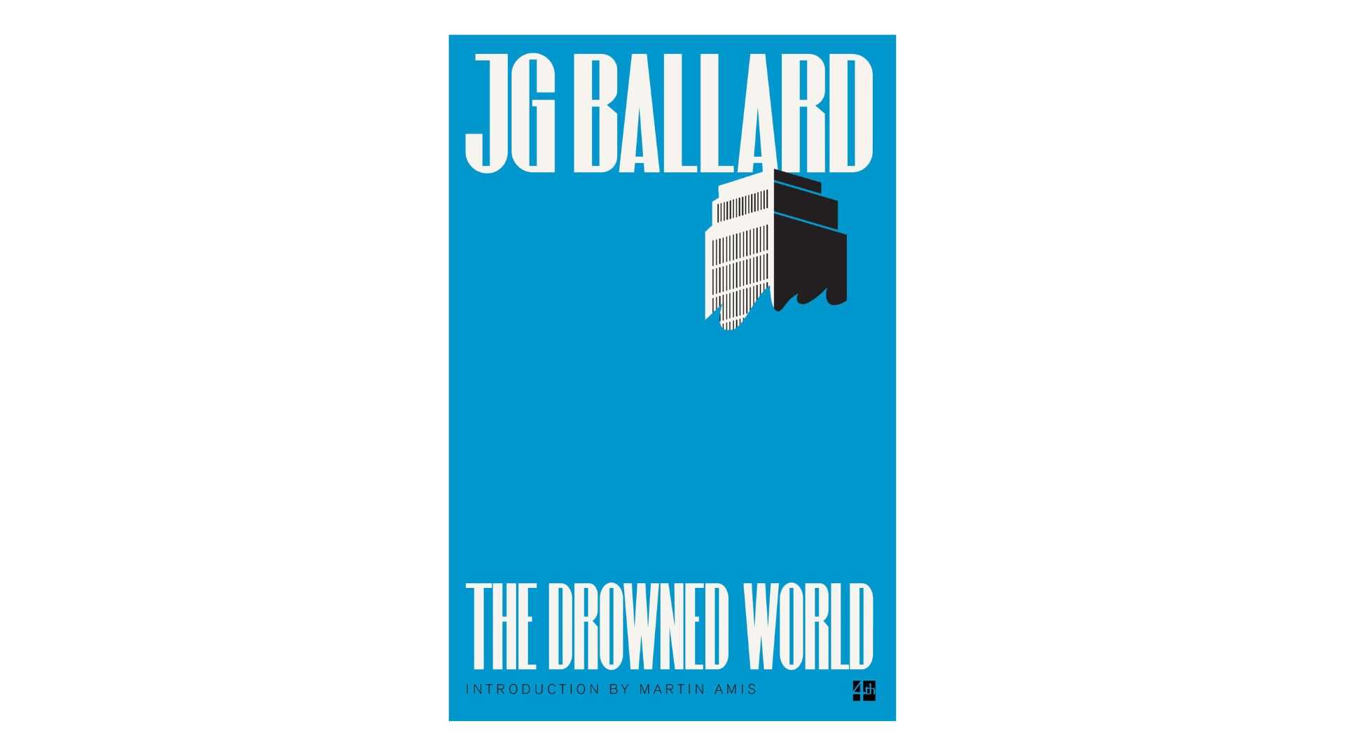 The Drowned World by J.G. Ballard book cover on a white background