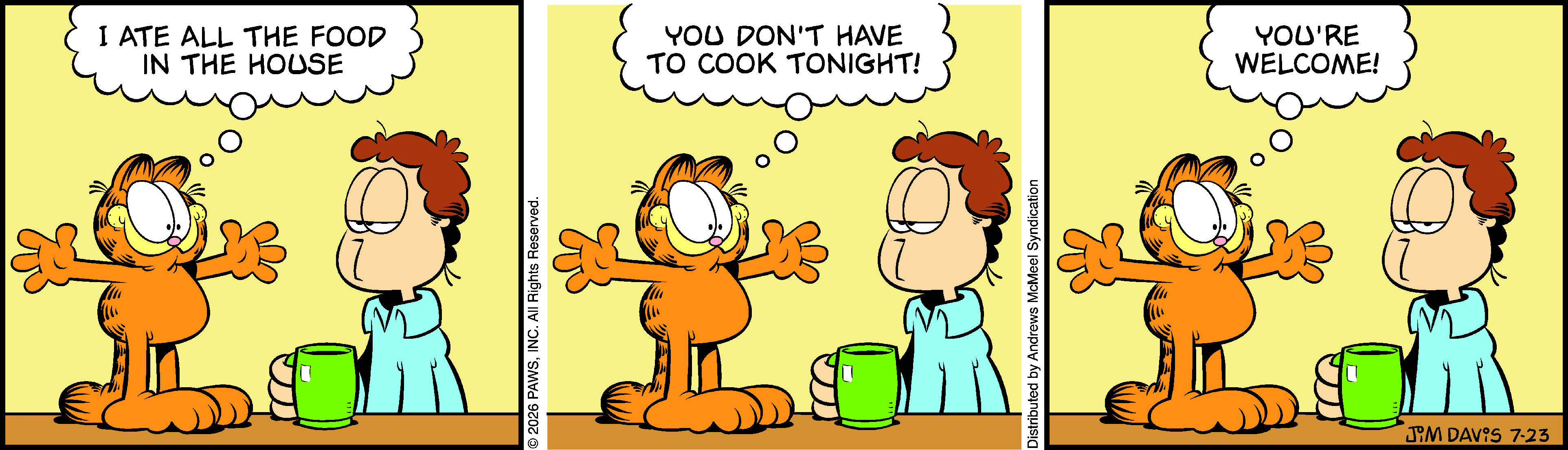 Garfield by Jim Davis