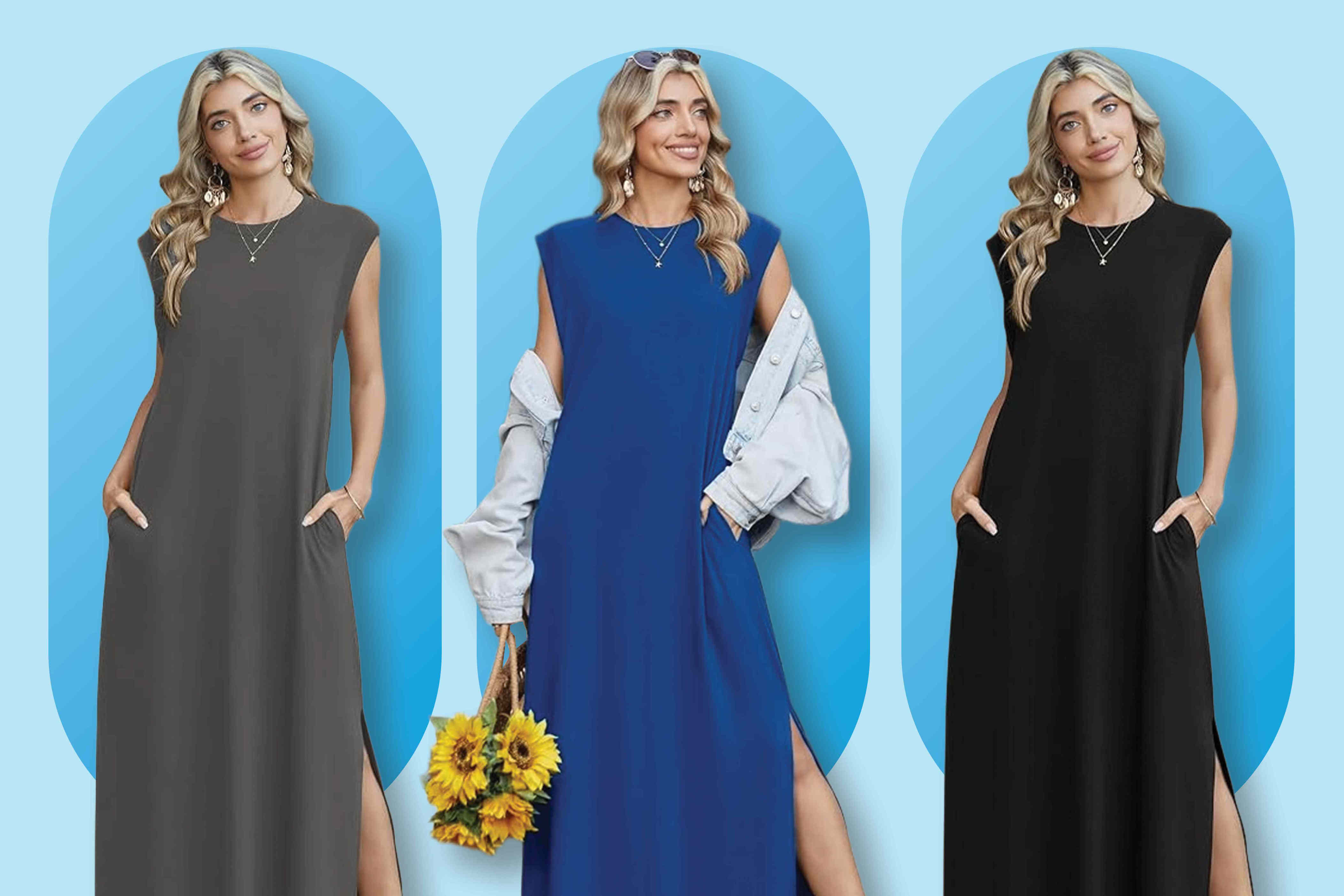 This travel-ready maxi dress withstands naps, suitcases, and dryers without a 'single wrinkle' — it's just $13 today