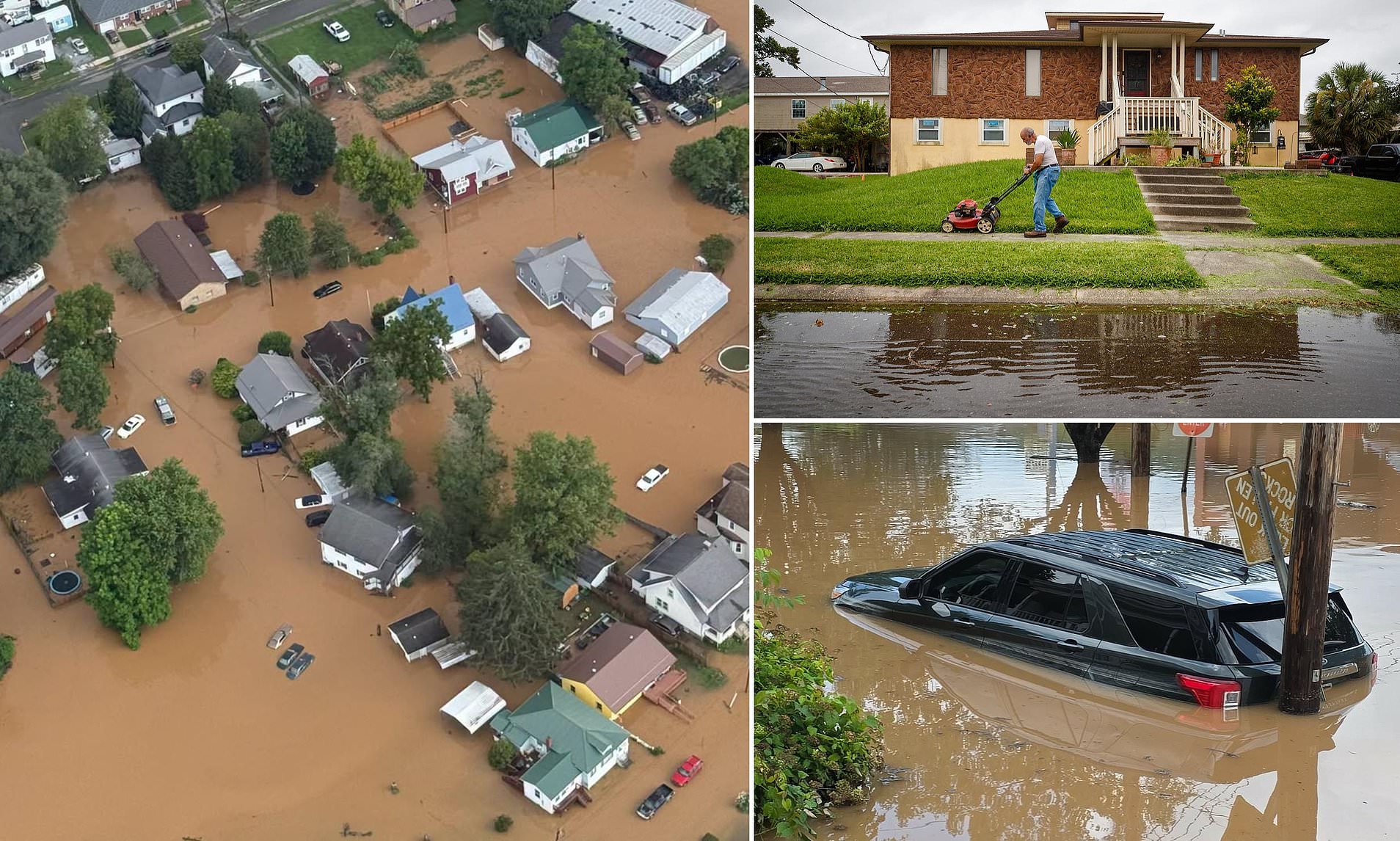 Tropical storm Bertha slams into Gulf Coast causing major floods