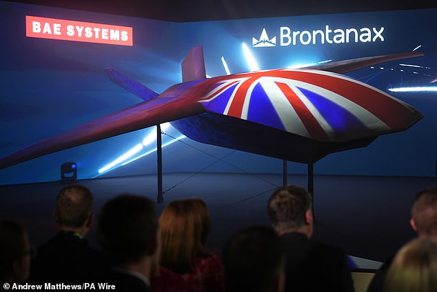 BAE Systems unveiled the Brontanax at the Farnborough Airshow by the new defence secretary