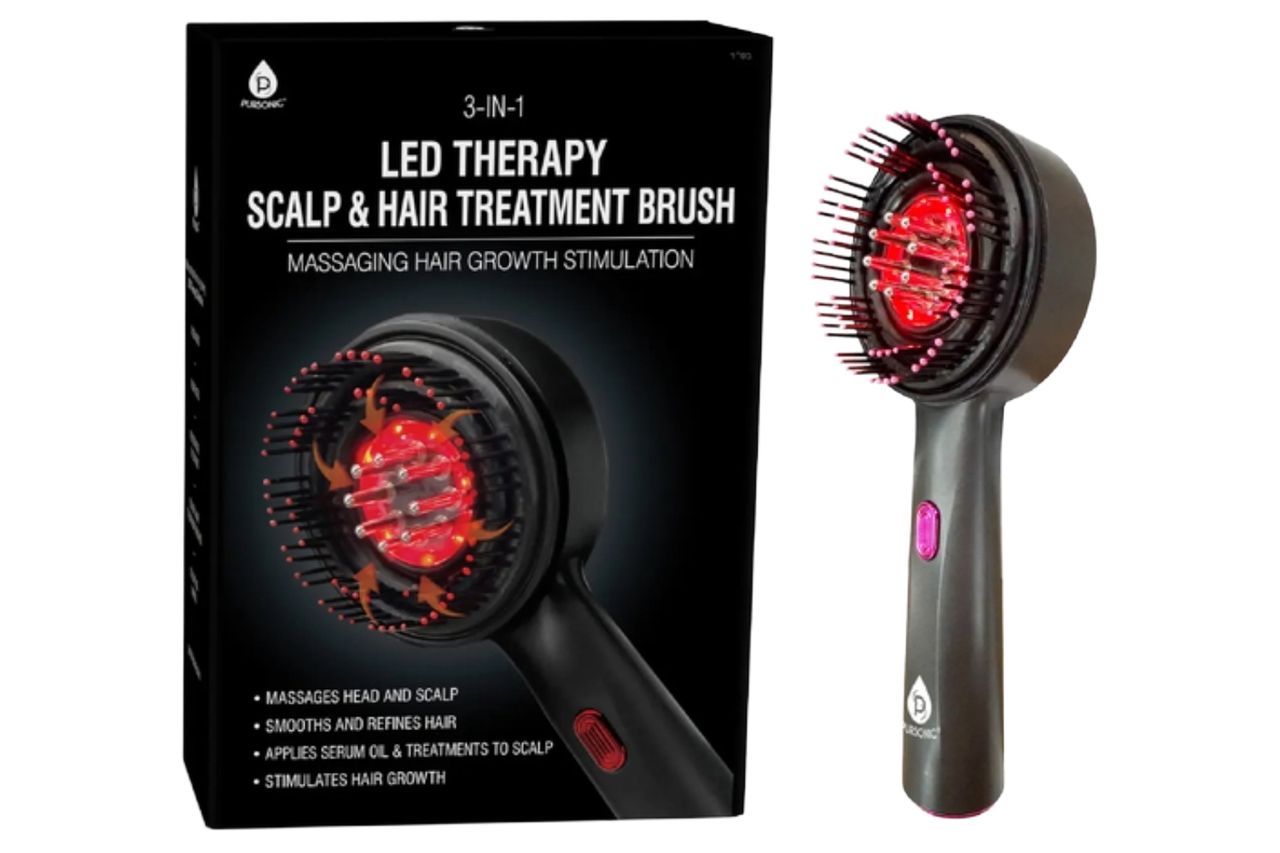 3-in-1 Red Light Scalp & Hair Growth Brush