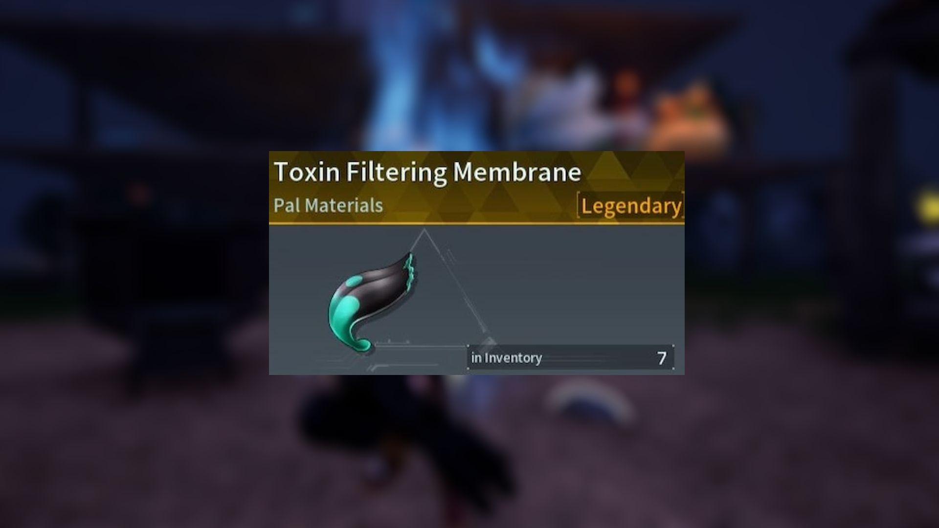 How to get toxin filtering membrane in Palworld 1.0