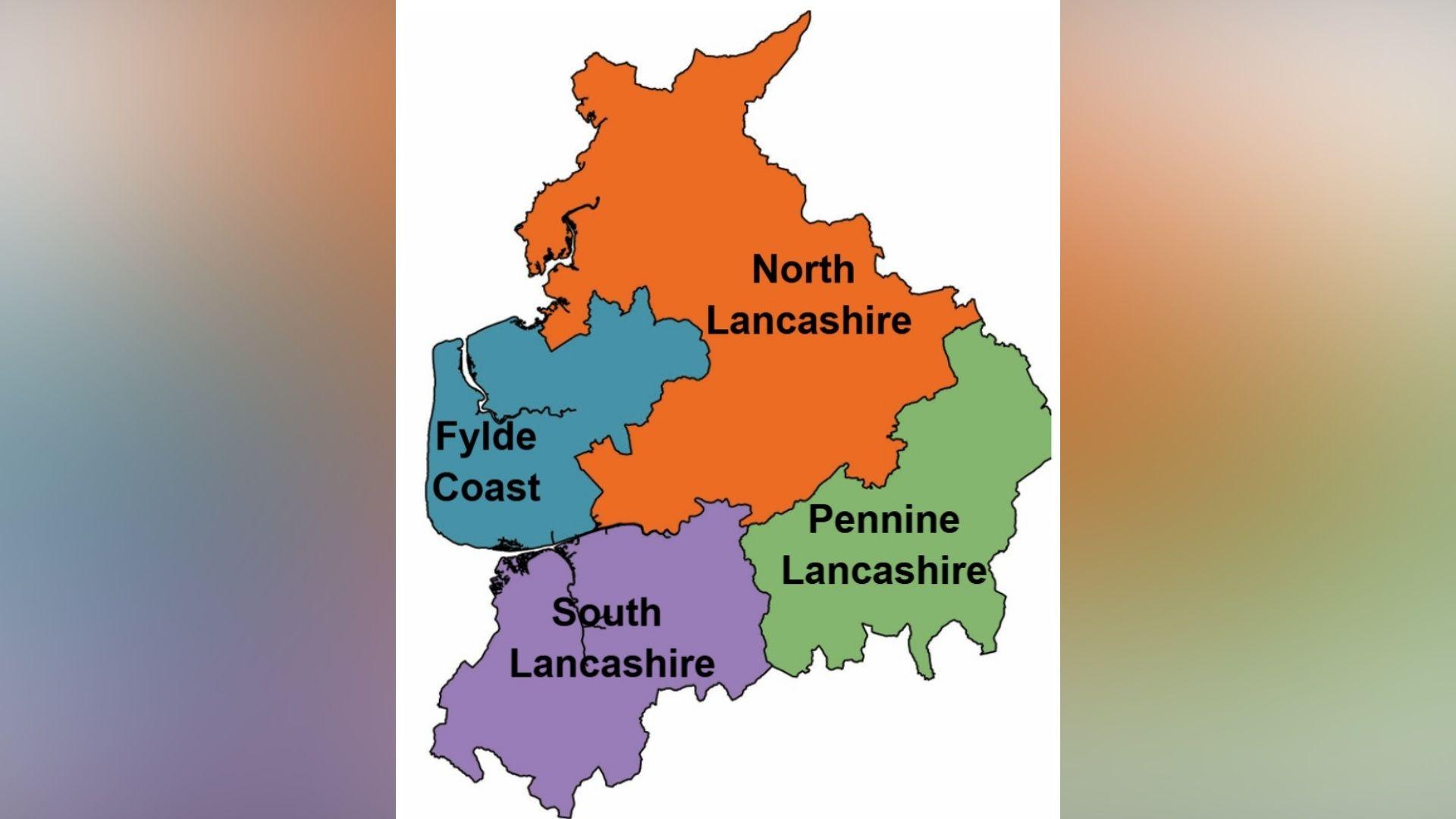 The four new councils and how they are divided