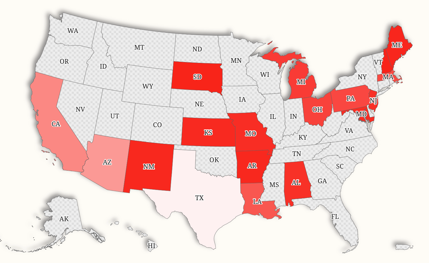 Map shows how many children have lost SNAP benefits under new rules