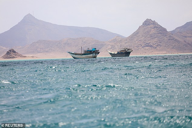 File image: oats float near the coast of Bab el-Mandeb, Yemen April 2, 2026
