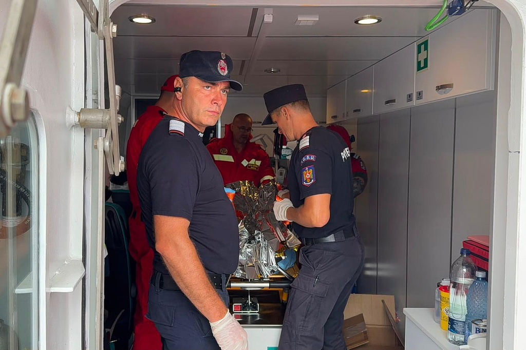 Romania Ukraine LPG Ship Fire