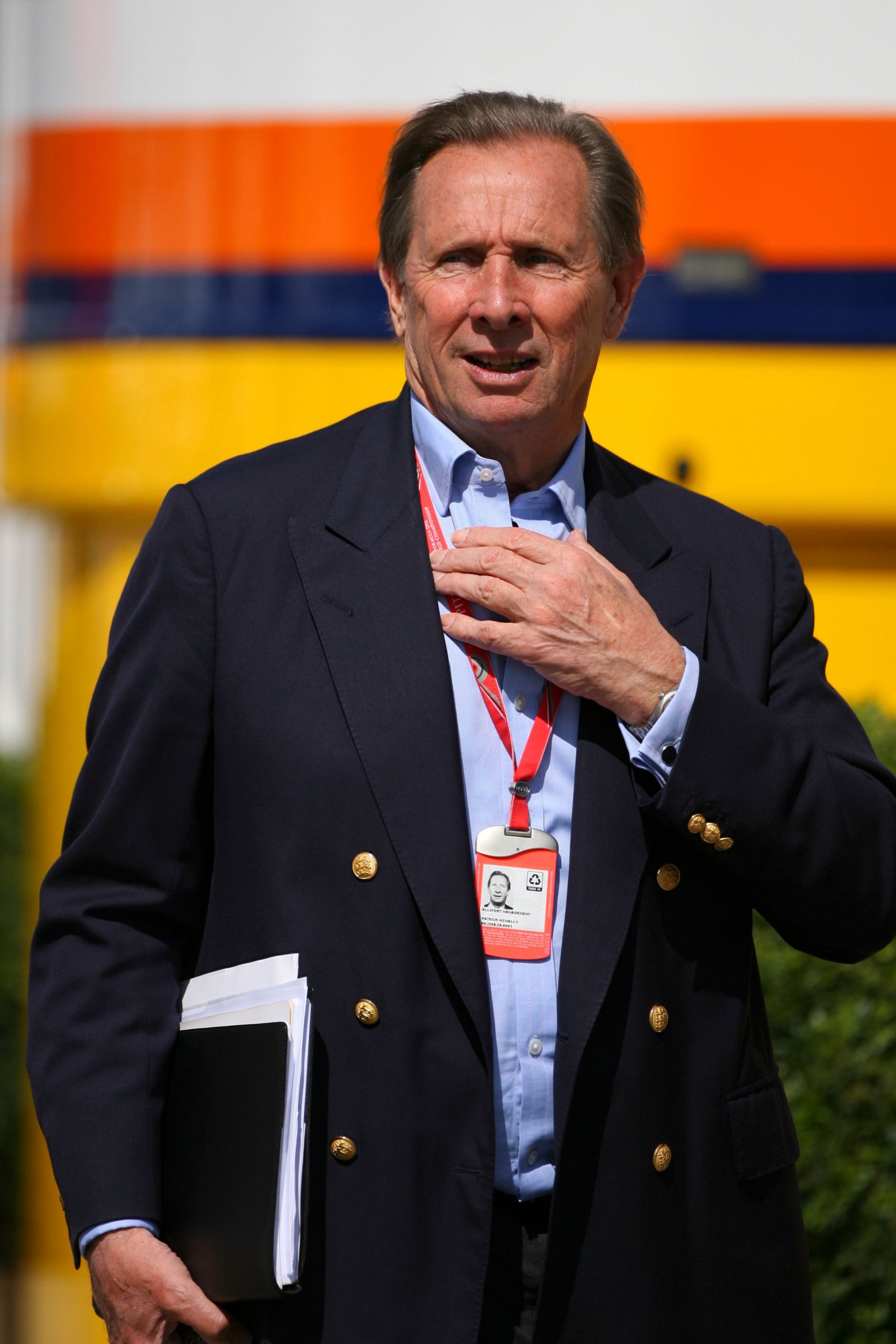 Paddy McNally at the F1 in 2008