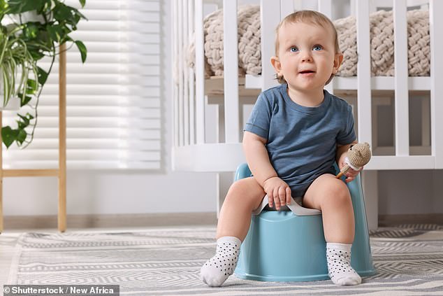 Scientists claim children need to potty train earlier - because nappies are bad for the environment