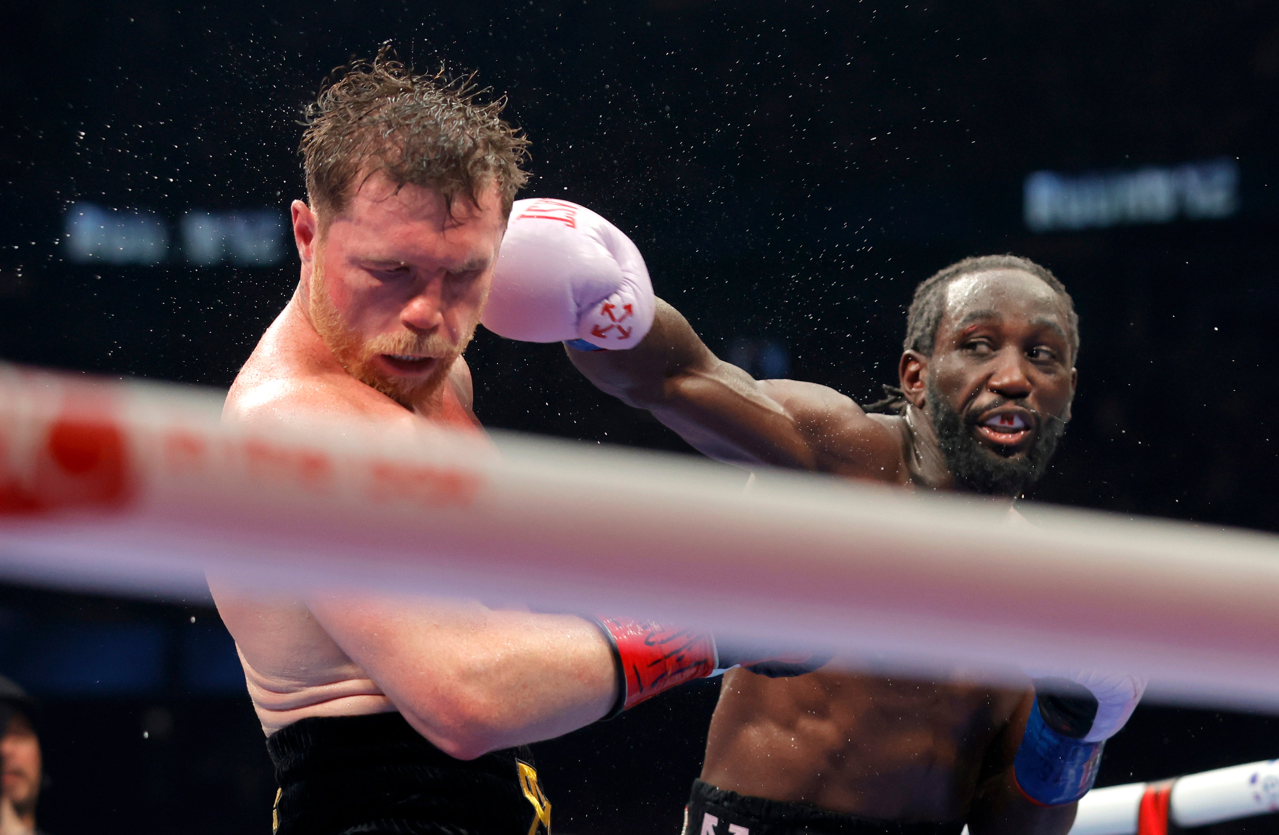 Crawford beat Canelo on points to become a three-weight undisputed champion (Getty)