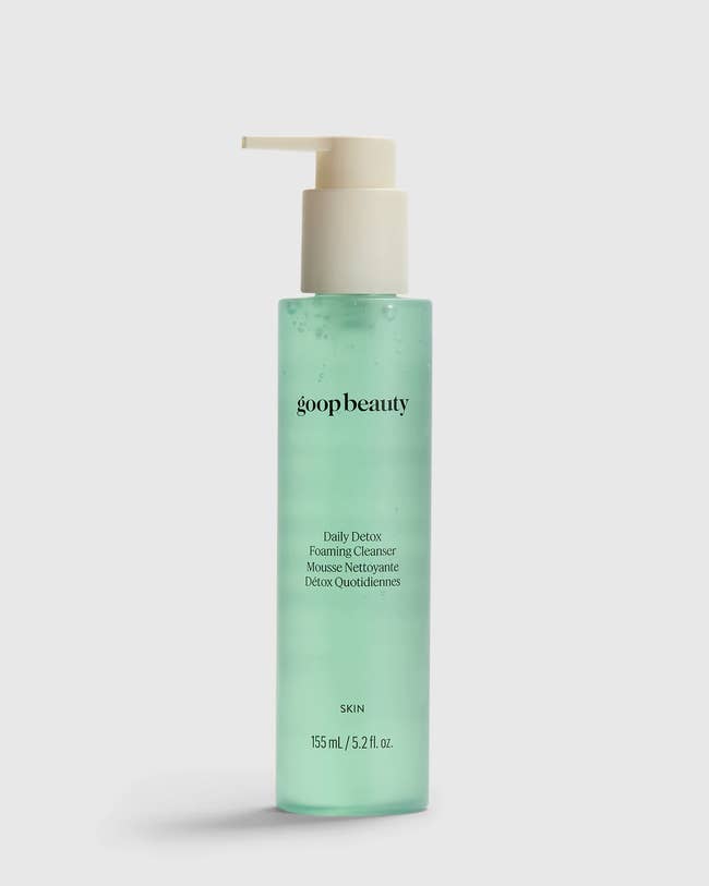 Goop Beauty Daily Detox Foaming Cleanser, 155 ml bottle with dispenser