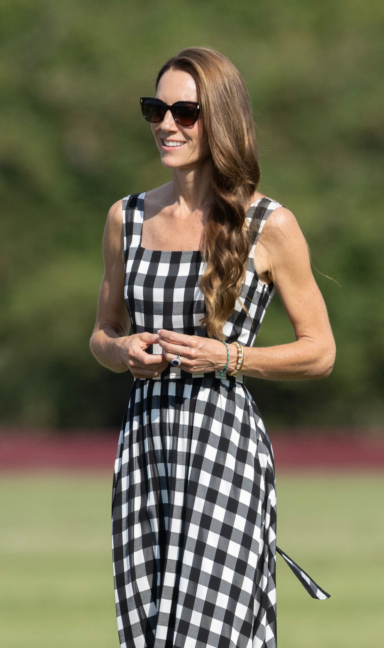 Catherine Princess of Wales attends the DMMI Royal Charity Polo match