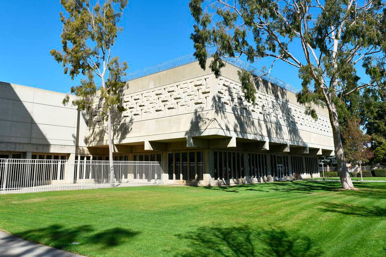 Orange County Womens Central Jail in the Civic Center Plaza area of Downtown.
