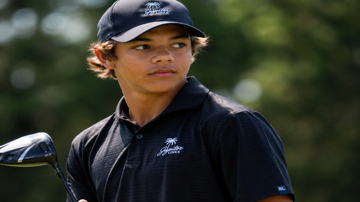 Golf: Frustration and outrage! The distraction that knocked Charlie Woods out of the US Junior Amateur