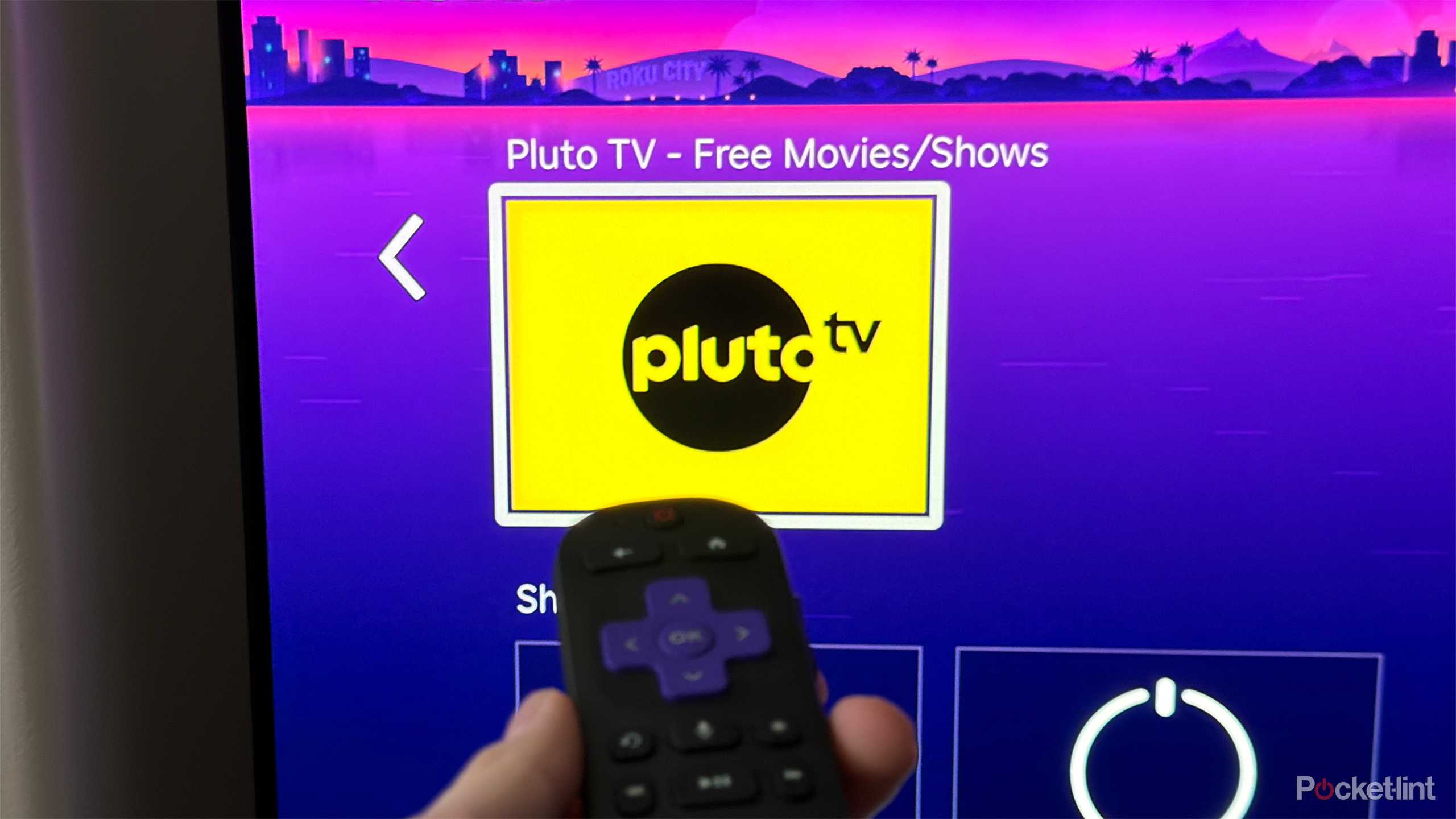 Pluto TV on Roku Ultra.