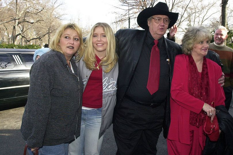 Jack Whittaker took daughter Ginger, granddaughter Brandi, and wife Jewell (left to right) to lunch