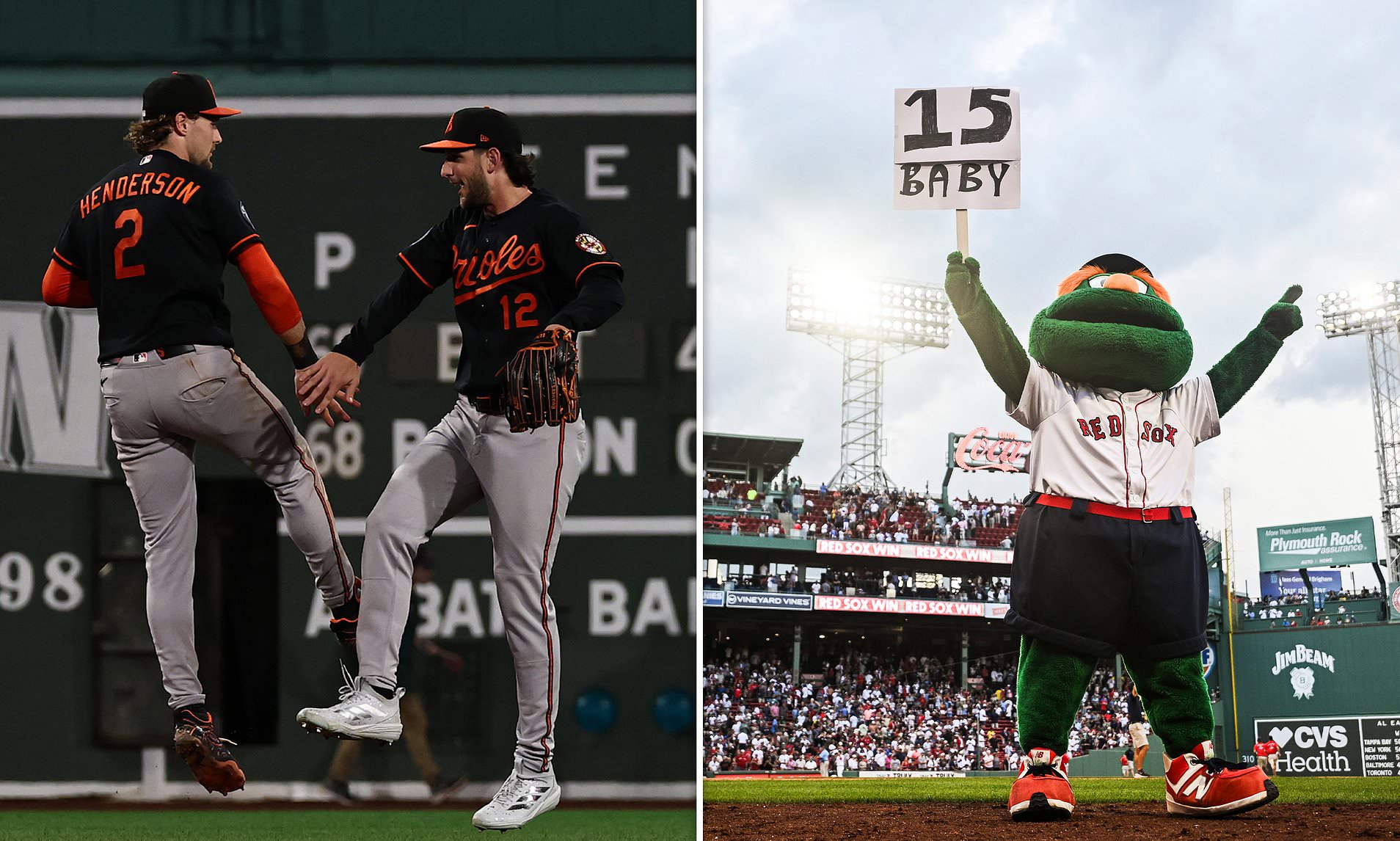 Boston Red Sox's history-making winning run emphatically ended after MLB double-header