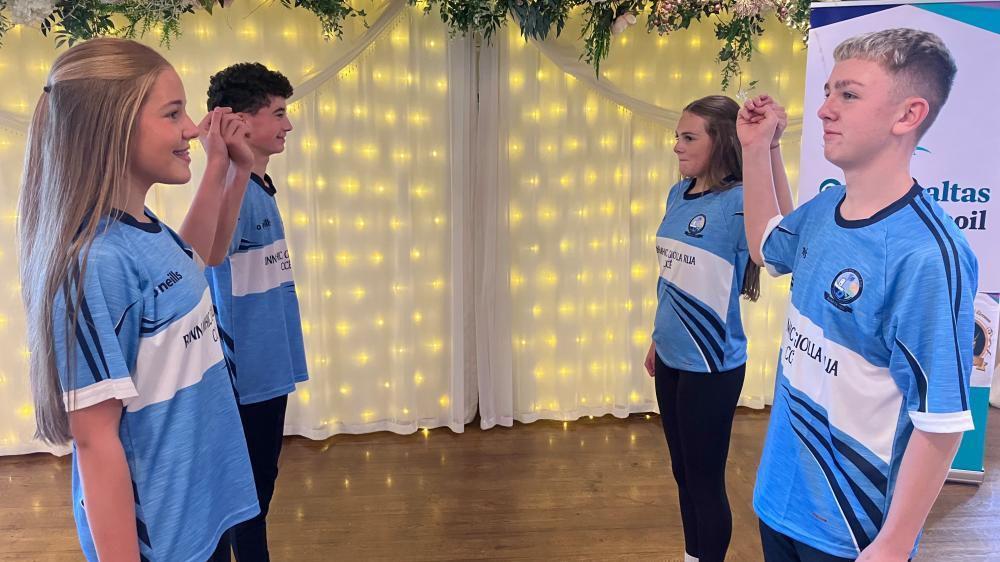 Max, Maisie, Cailha and Rory have been practising their dance steps