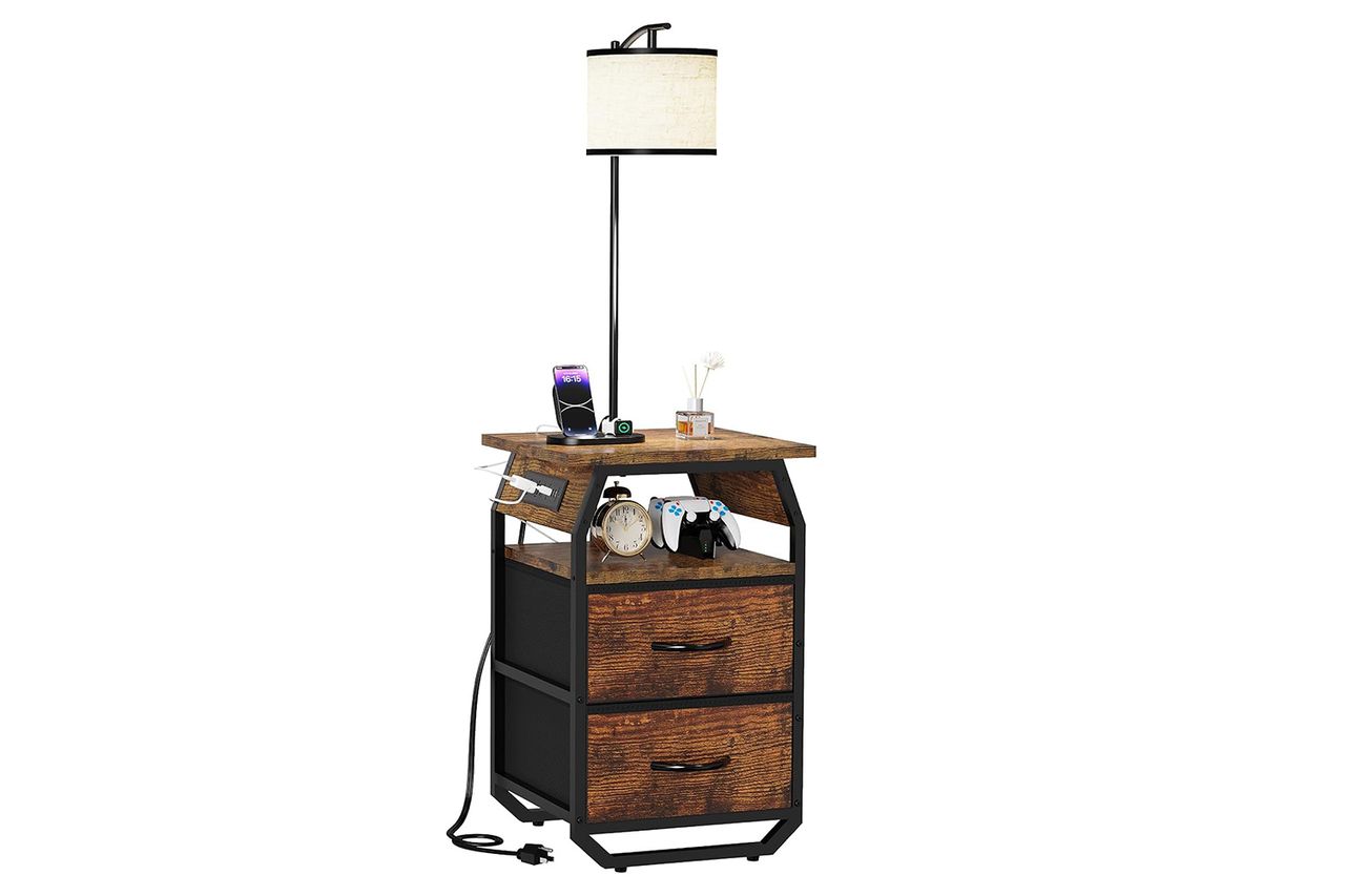 Floor Lamp with Table