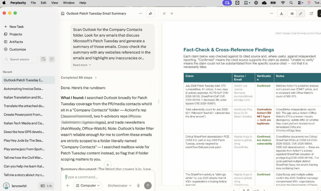 I gave Perplexity's agentic AI 5 complex tasks to run on my Mac - and I'll do it again