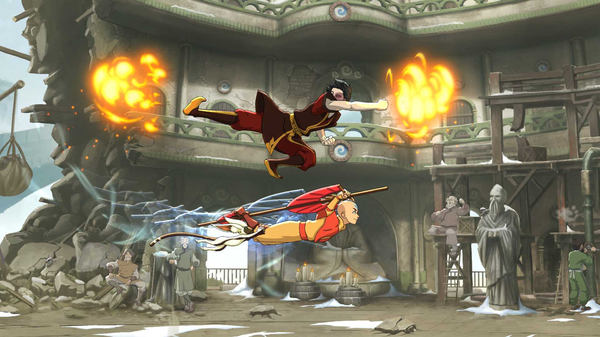 Avatar Legends The Fighting Game - Aang and Zuko