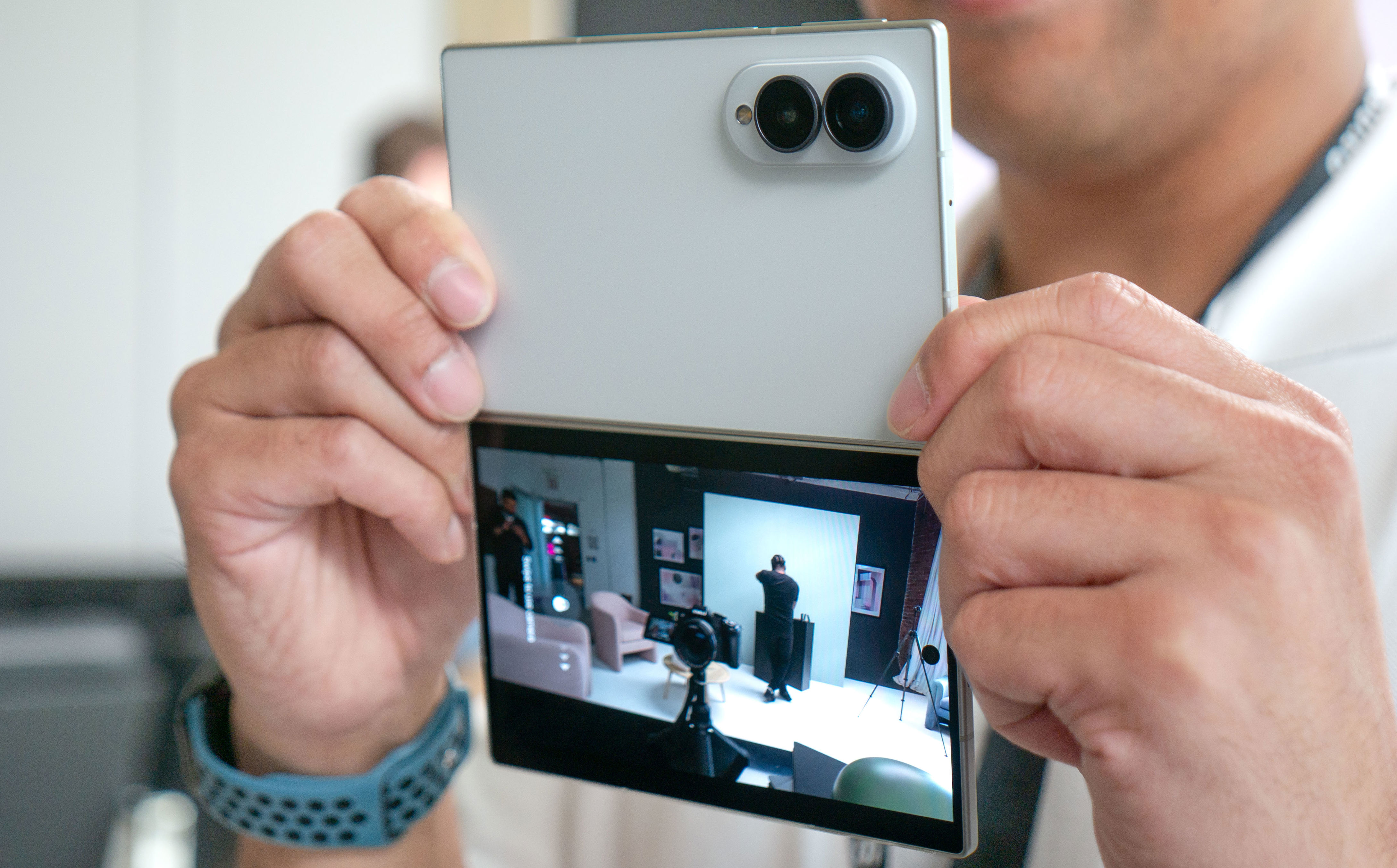 Galaxy Z Fold 8 shown in hand
