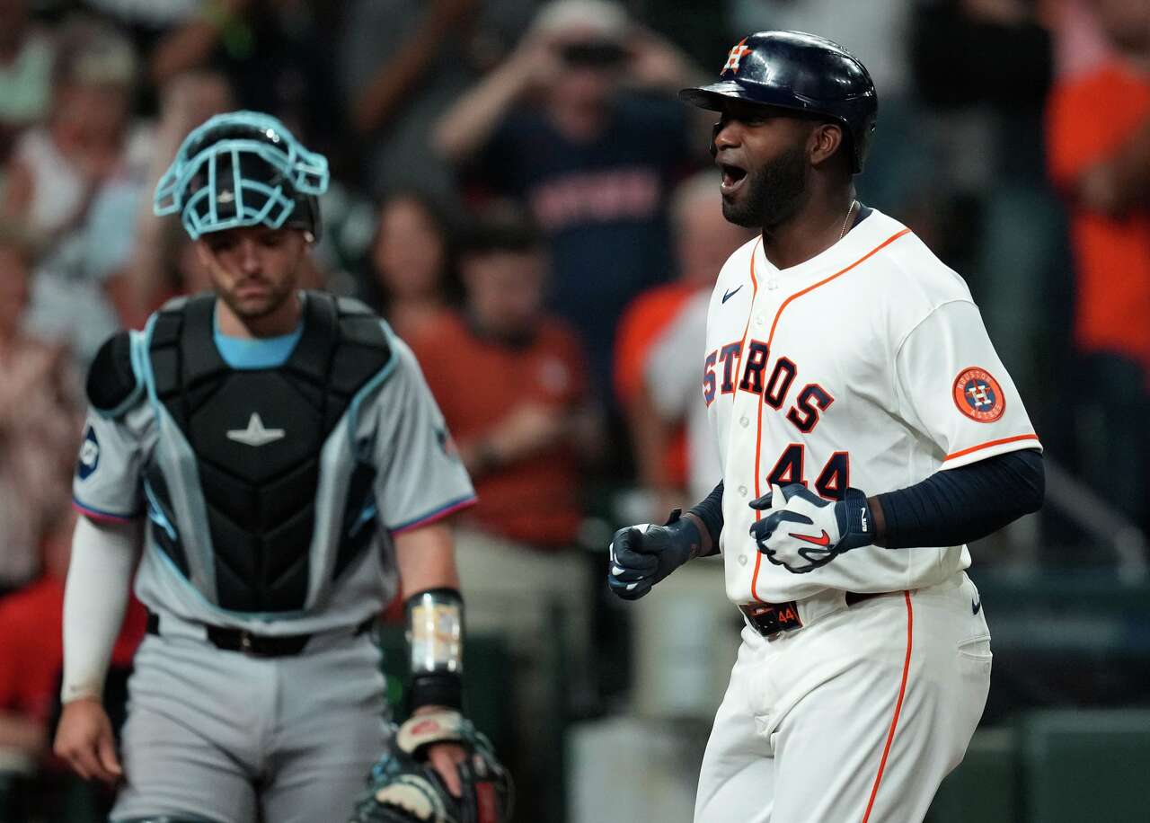 Yordan Alvarez does it again with decisive homer as Houston Astros sweep Miami Marlins