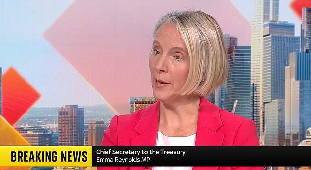 Chief Secretary Emma Reynolds merely said announcements would be made at the Autumn Budget as she was pressed on Left-wing demands for a raid on assets