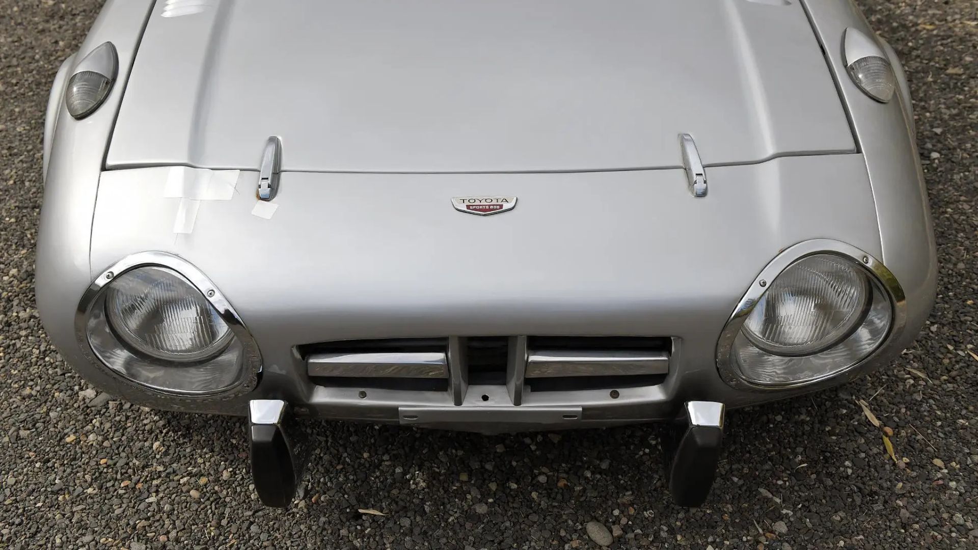 Toyota's first sports car weighed 1,280 pounds and predated the Porsche Targa