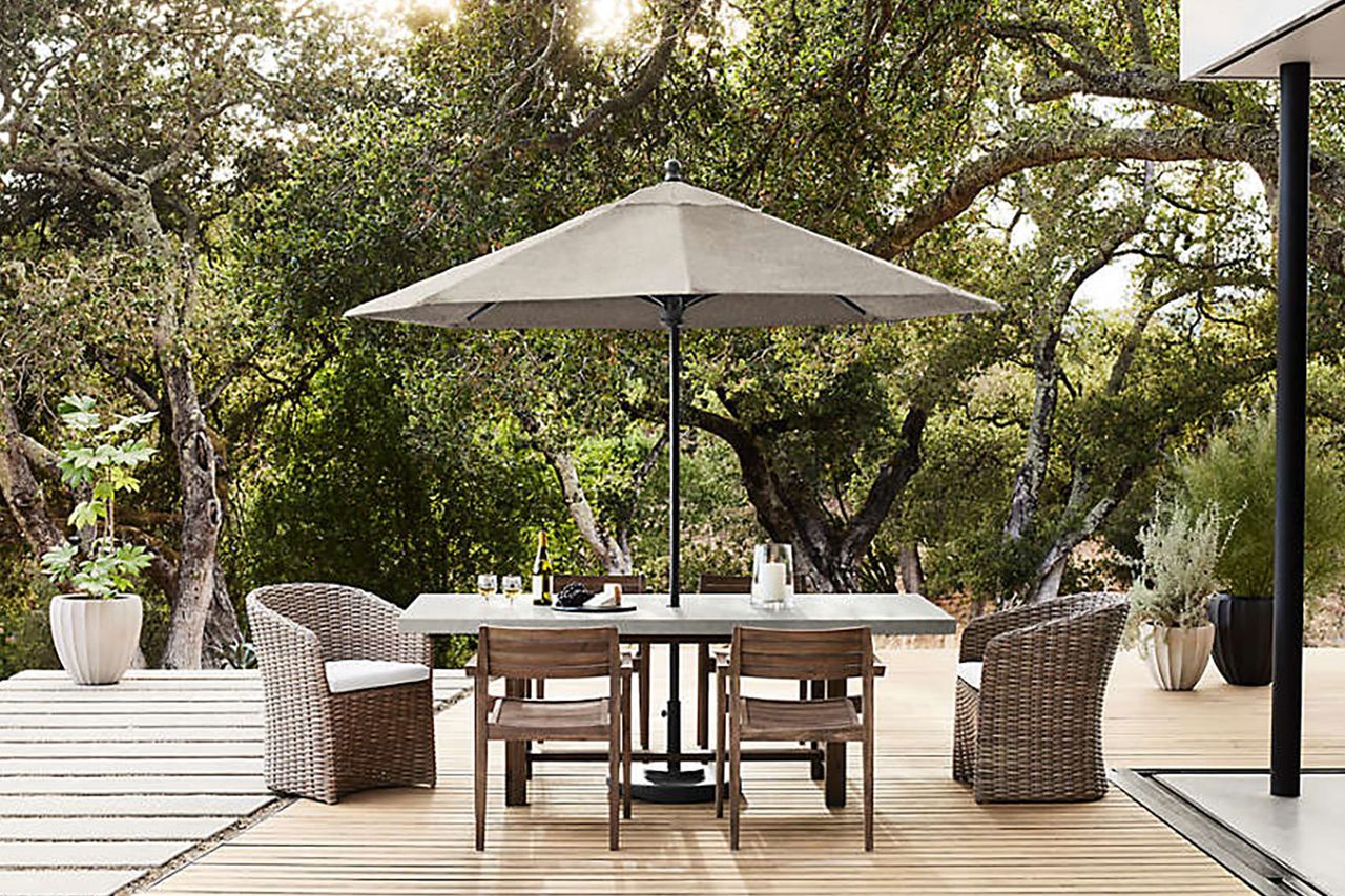 abaco wood stackable outdoor dining armchair