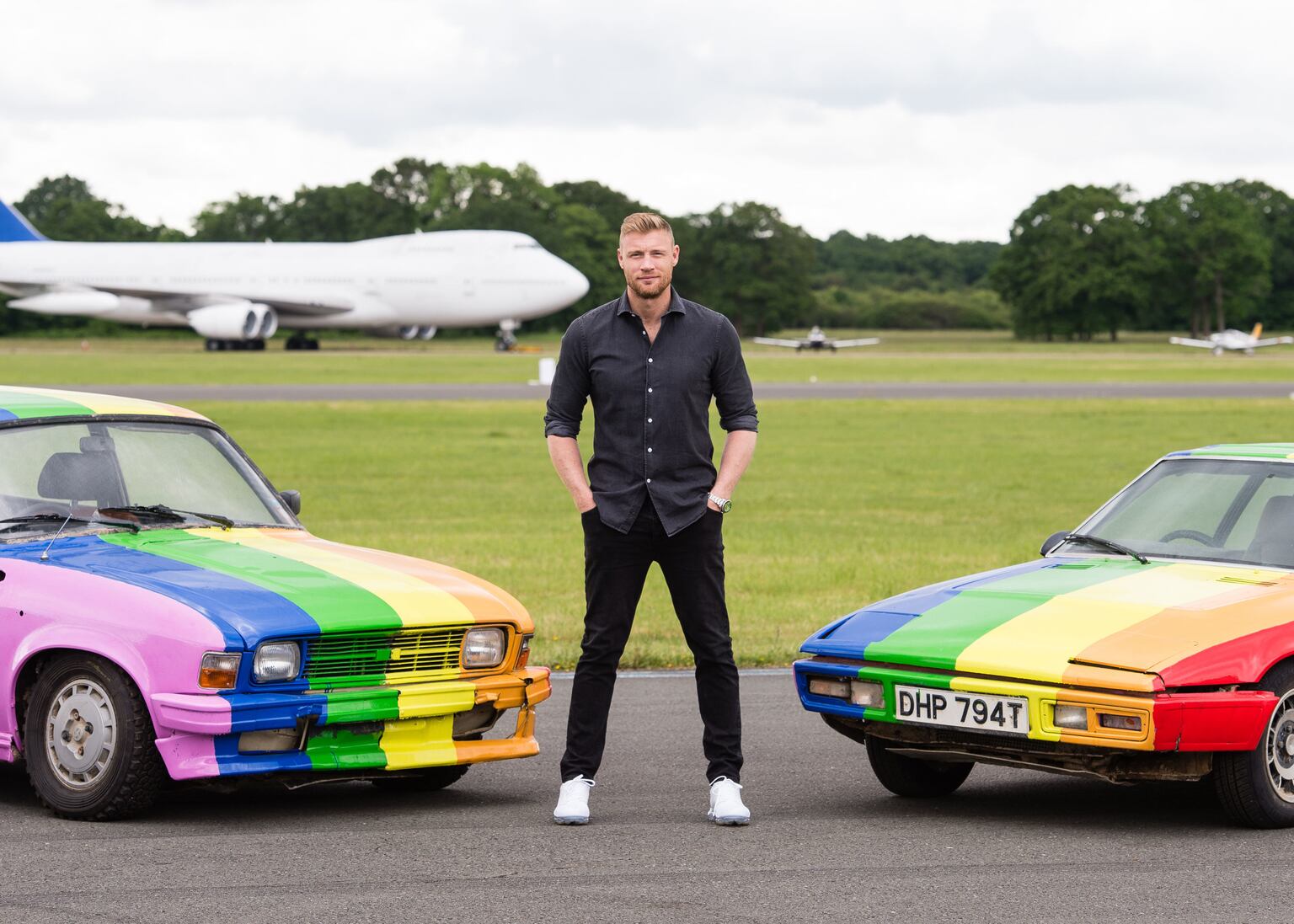 Paul Rees, who played The Stig, thought Flintoff had died in the crash