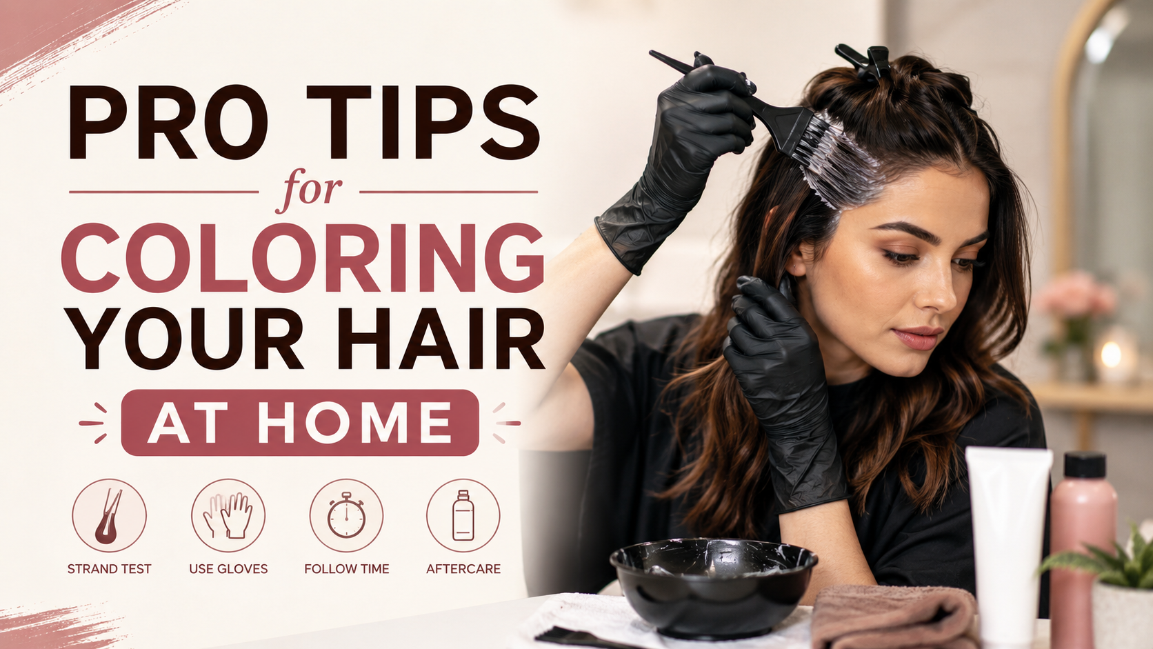 Pro tips for coloring your hair at home