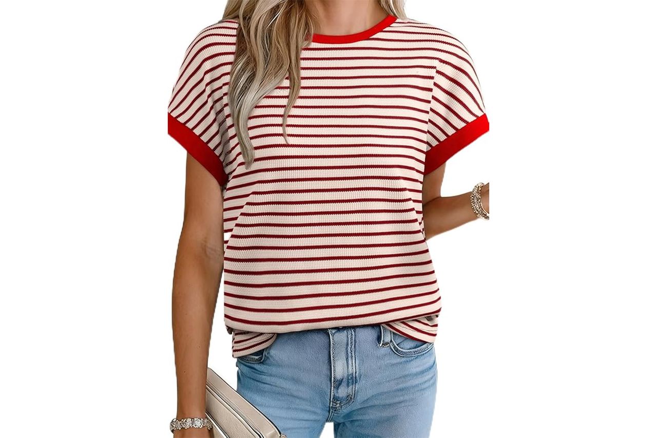 Acelitt Women’s Short Sleeve Knit Tops
