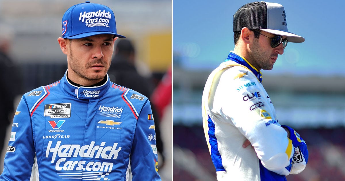 Kyle Larson and Chase Elliott | IMAGN IMAGES via Reuters Connect