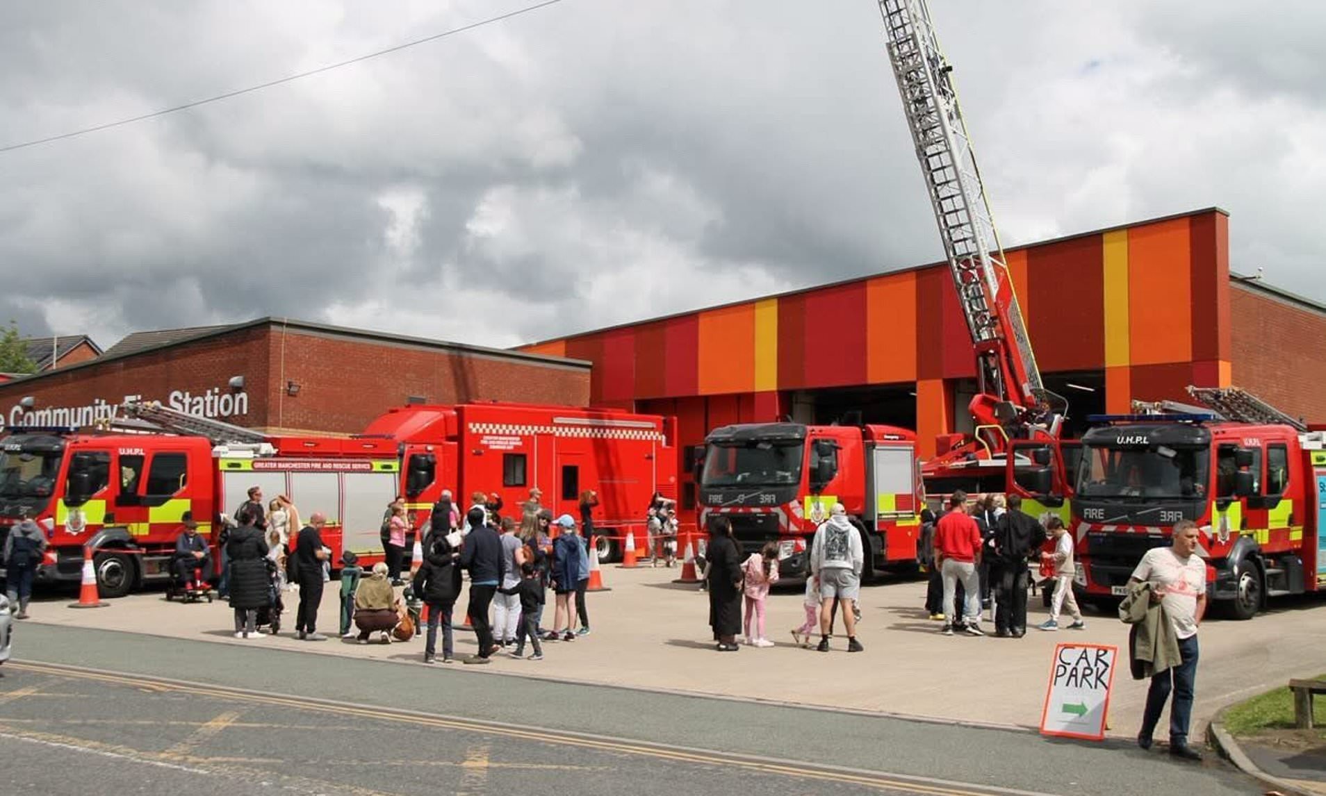 Fury as firefighters face disciplinary action for taking children on their engine during an open day