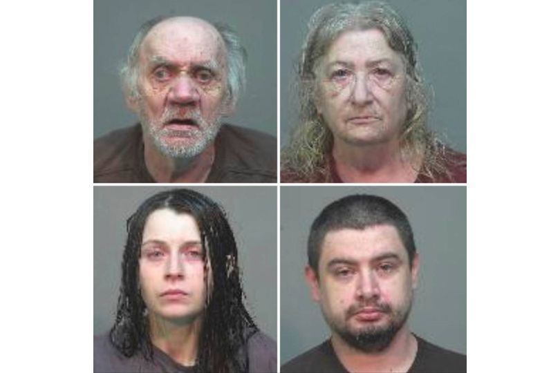 Authorities arrested four adults in the aftermath