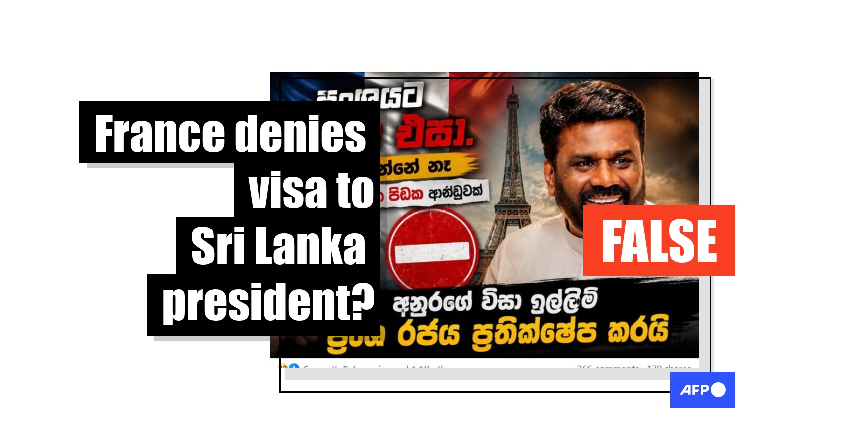 Officials reject false claim that France refused visa for Sri Lankan leader ahead of expected state visit