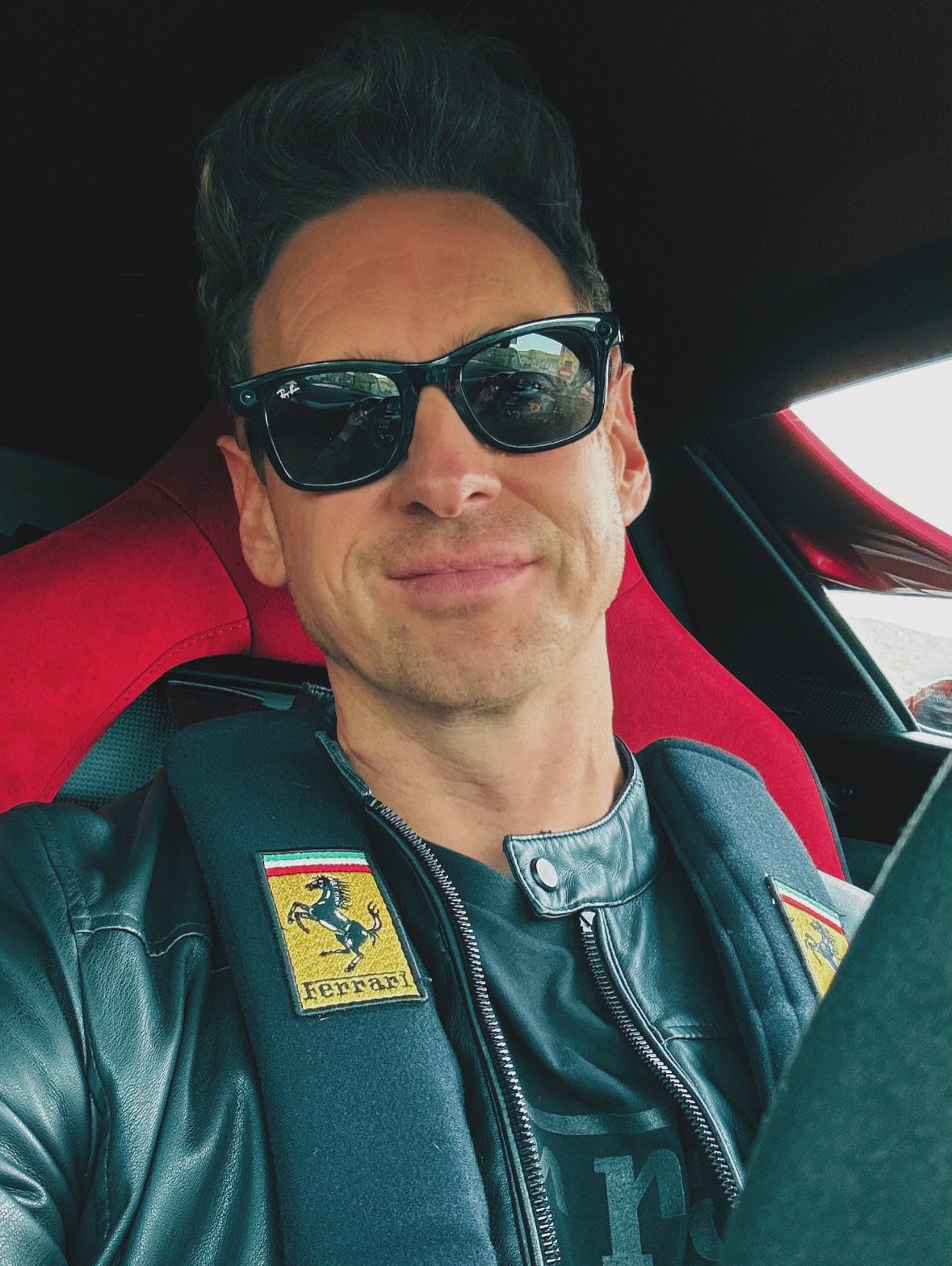 Paul Rees in Ferrari