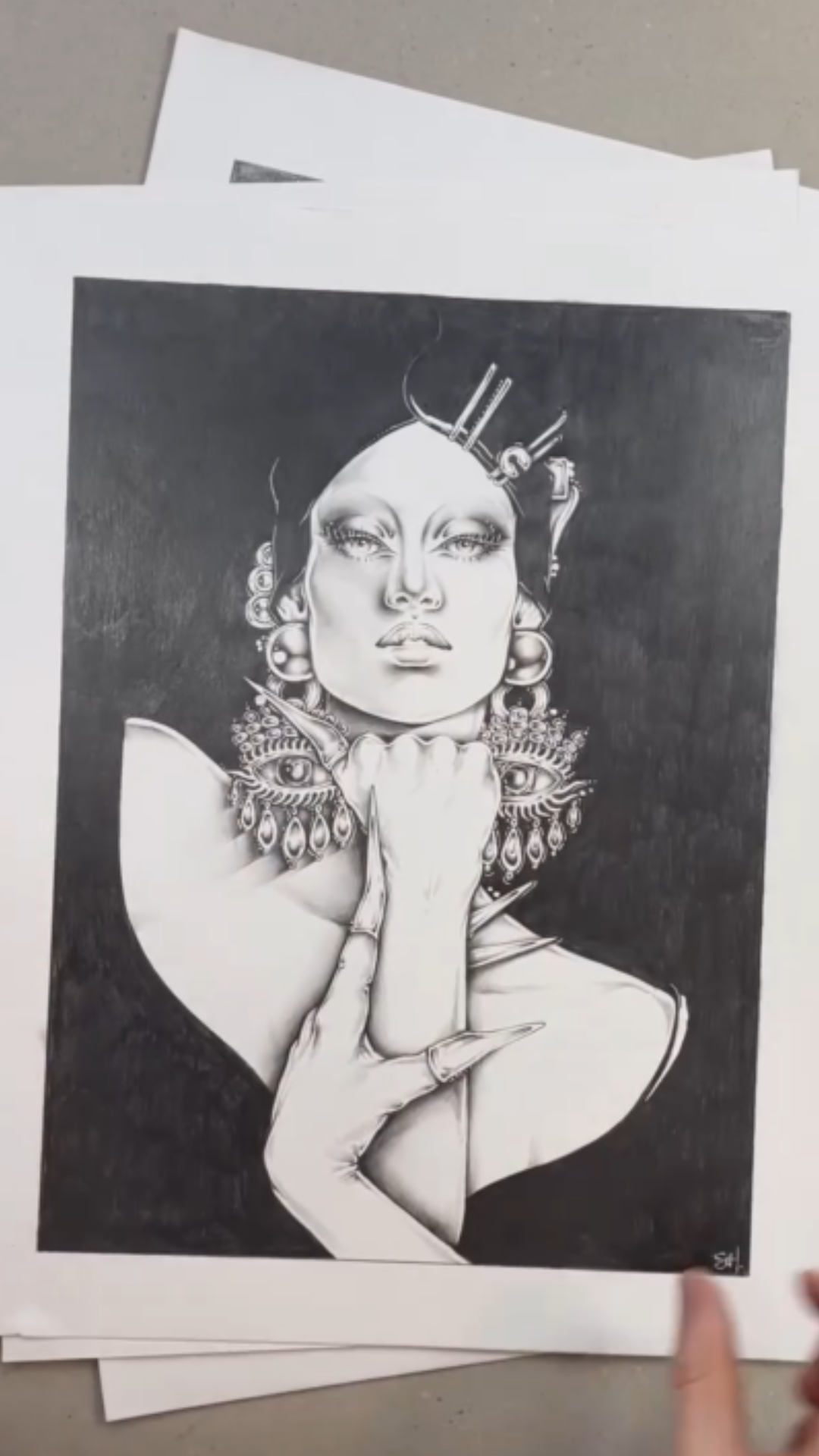 Unique fashion sketches reveal the creativity behind designer work