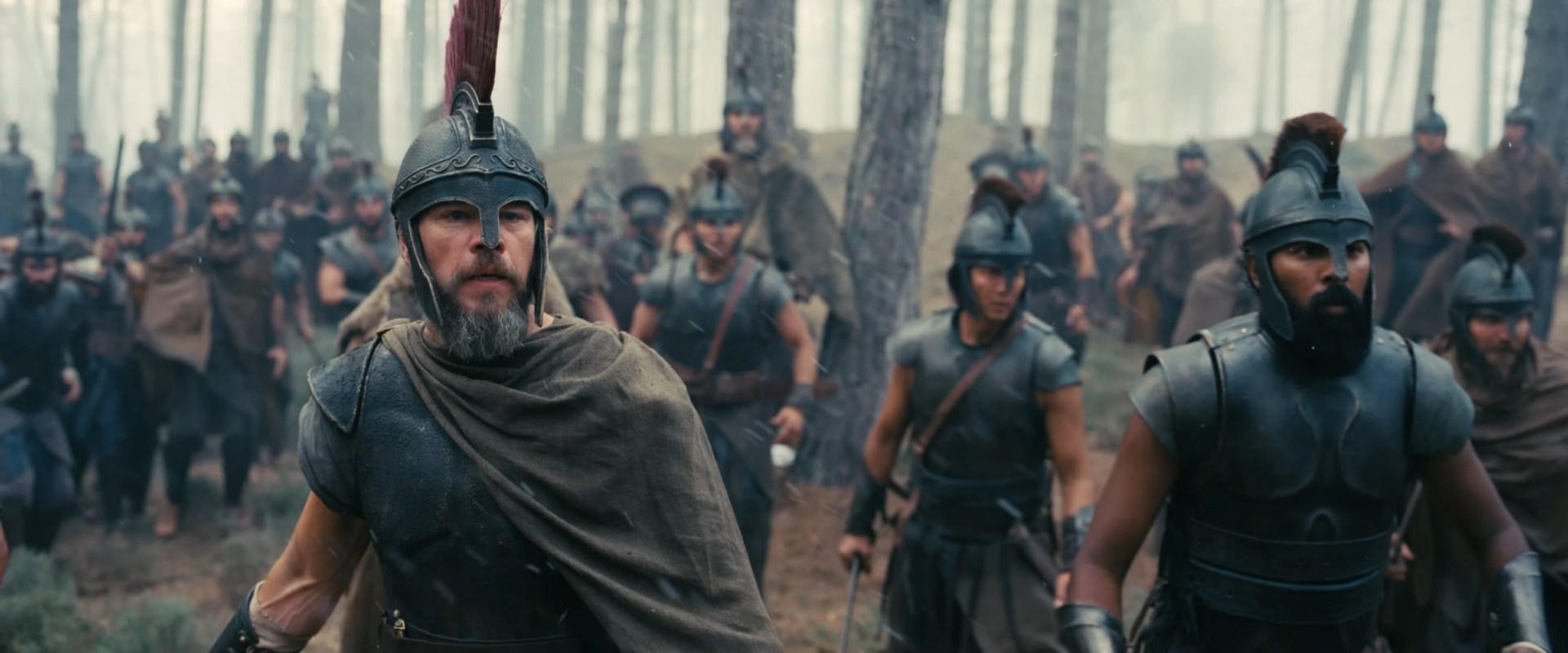 Odysseus and his men face up to the Laestrygonians in the Odyssey
