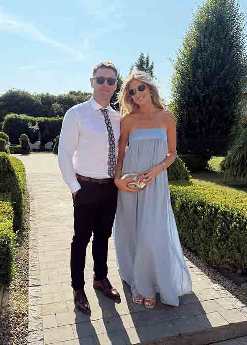 Louise Cooney is feeling much calmer in second pregnancy
