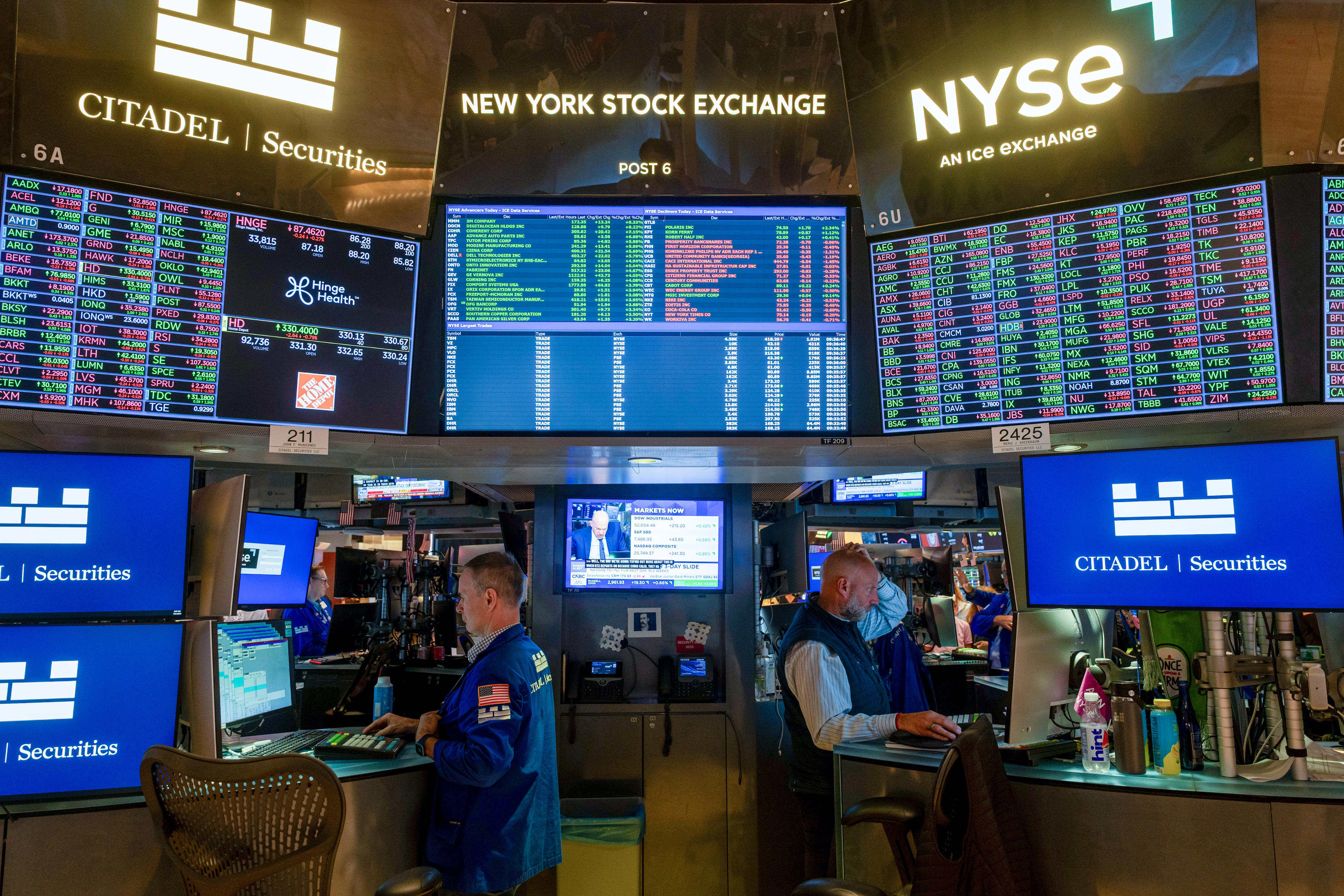 nyse traders screens 7-21-26