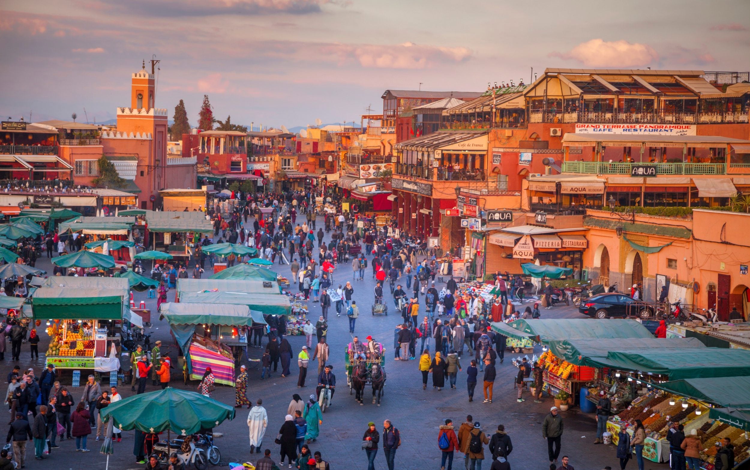 Jemaa el-Fnaa in Marrakech