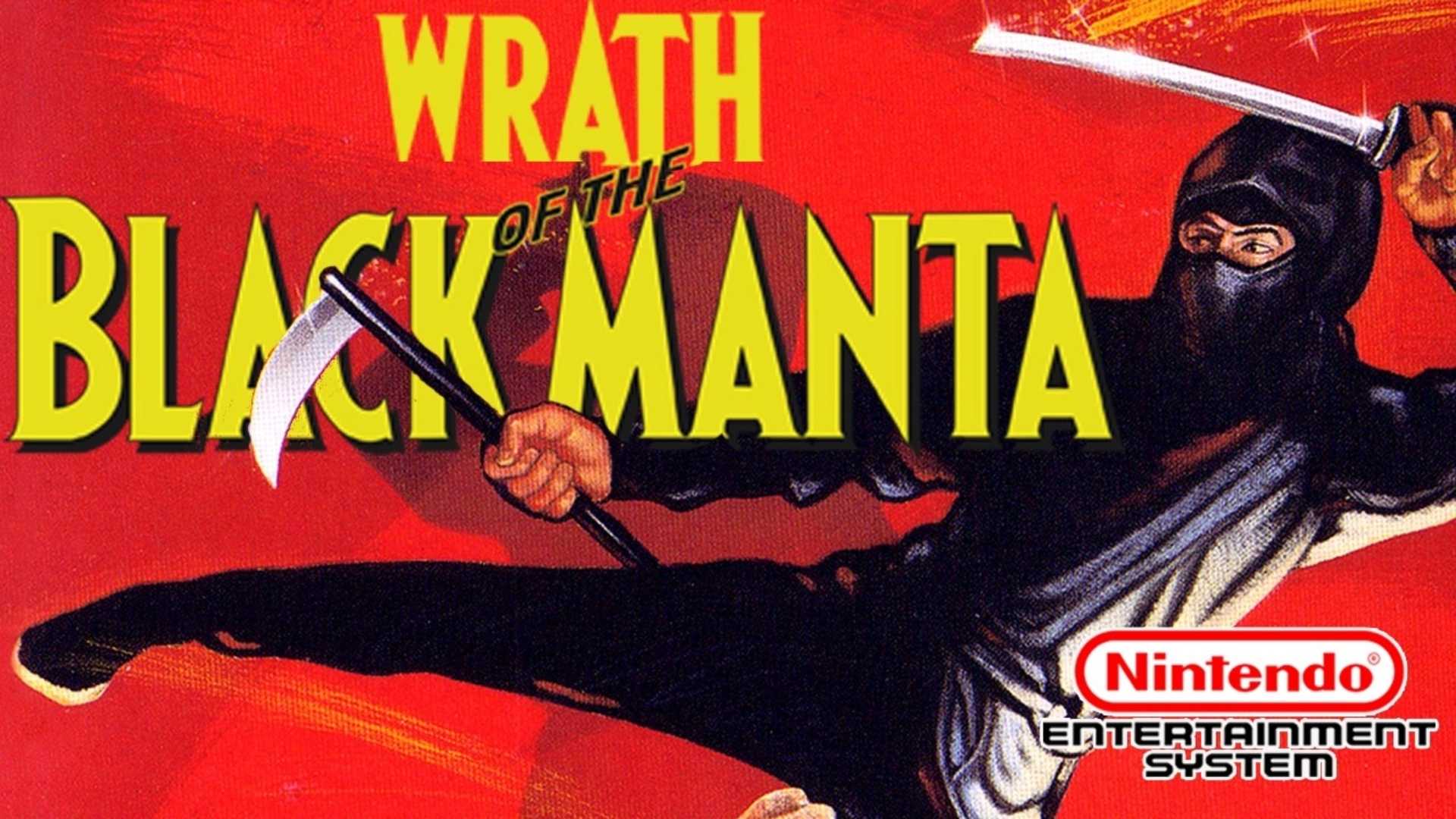 Wrath of the Black Manta title screen NES